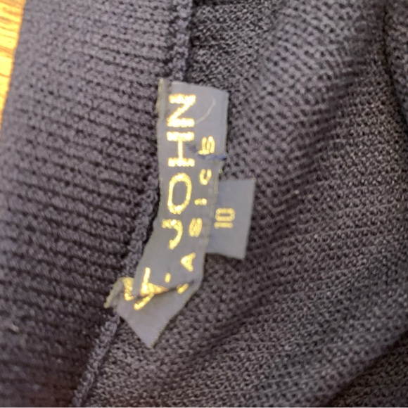 St. John Basics Navy Blue Knit Skirt Women’s Size 10 Old Money Capsule - Picture 5 of 5